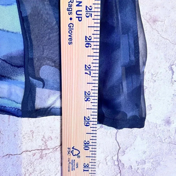 Coldwater Creek Womens Silk Blend Floral Flare Skirt Sz M 10-12 Elegant - Picture 11 of 11